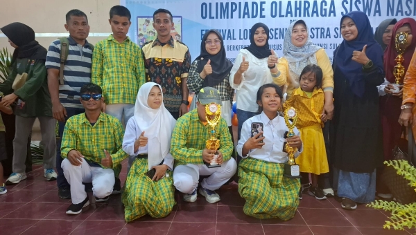 SLB Negeri Salakan Mengikuti Kegiatan Lomba O2SN dan FLS3N Tingkat Provinsi